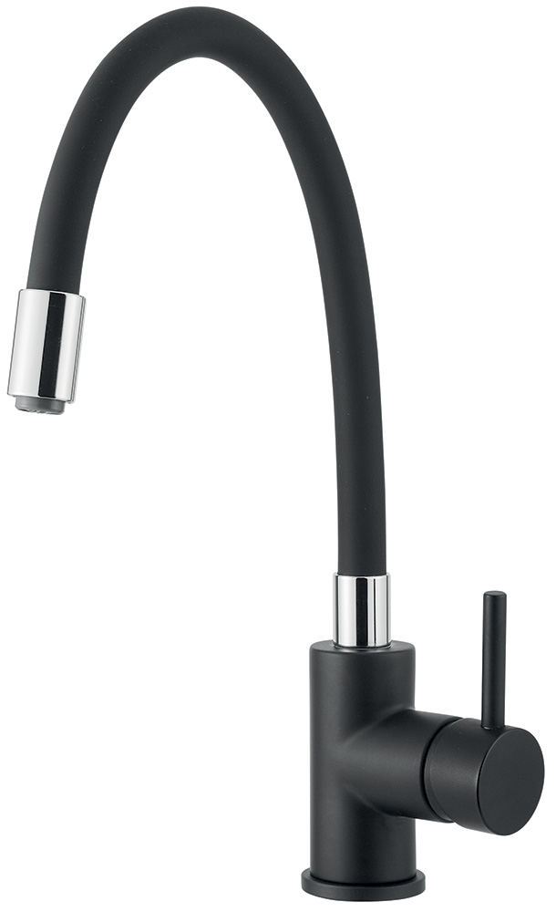 Delo AMEDEO miscelatore da cucina canna e base nero 3005950